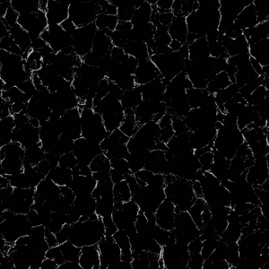 Tuile super noire à veines blanches avec surface très brillante